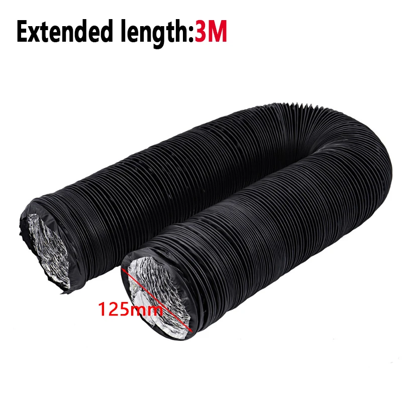 1*Black Aluminium Hose 12.5*600 125mm Black Flexible Aluminium Air Ducting Ventilation Accessory Tube Hose for home tools parts
1*Black Aluminium Hose 12.5*600 125mm Black Flexible Aluminium Air Ducting Ventilation Accessory Tube Hose for home tools parts
