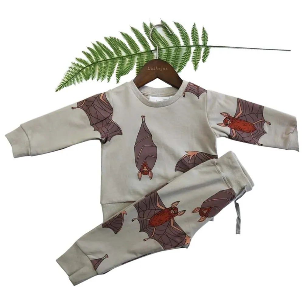 Lashojas 2018 bats sweatshirt and sweatpants sets for summer autumn kids boys girls clothes
Lashojas 2018 bats sweatshirt and sweatpants sets for summer autumn kids boys girls clothes