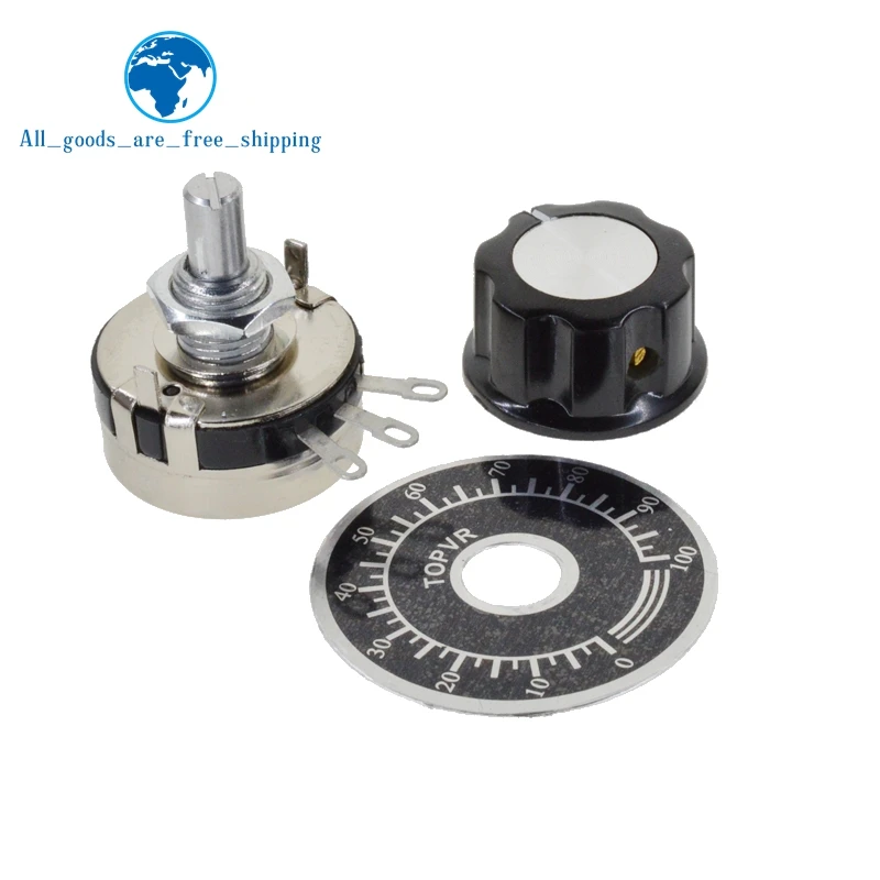 TZT WTH118 DIY Kit Parts 2W 1A Potentiometer 1K 2.2K 4.7K 10K 22K 47K 100K 470K 1M
TZT WTH118 DIY Kit Parts 2W 1A Potentiometer 1K 2.2K 4.7K 10K 22K 47K 100K 470K 1M