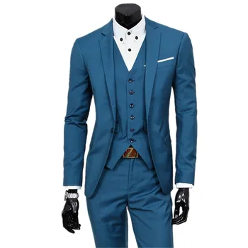 Male Fashion boutique a three-piece suits jacket blazers / men's one button for business suit sets / male pants +vest waist coat
Male Fashion boutique a three-piece suits jacket blazers / men's one button for business suit sets / male pants +vest waist coat