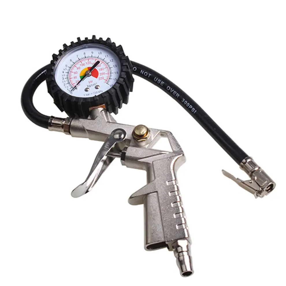 Multi-functional Car Truck Air Tire Pressure Inflator Gauge Dial Meter Vehicle Tester Tyre Inflation Gun Monitoring Tool Hot
Multi-functional Car Truck Air Tire Pressure Inflator Gauge Dial Meter Vehicle Tester Tyre Inflation Gun Monitoring Tool Hot