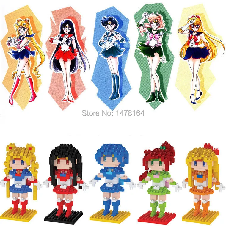 5pcs/lot LOZ Sailor Moon 20th Anniversary Toy Diamond Mini Nano Blocks Building Intellectual toys Kids Gift
5pcs/lot LOZ Sailor Moon 20th Anniversary Toy Diamond Mini Nano Blocks Building Intellectual toys Kids Gift