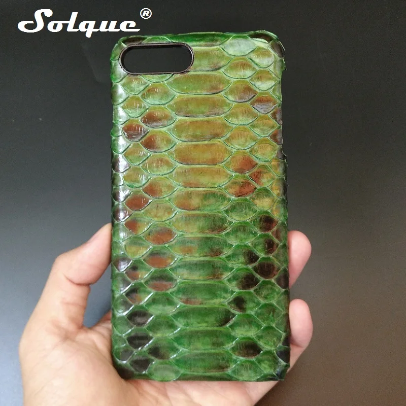 Solque Luxury Python Skin Leather Phone Case For iPhone 8 Plus Natural Real Genuine Leather Snakeskin Slim 3D Hard Cover
Solque Luxury Python Skin Leather Phone Case For iPhone 8 Plus Natural Real Genuine Leather Snakeskin Slim 3D Hard Cover