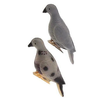2pcs Durable Hunting 3D Realistic Pigeon Decoy with Clip Full Body Bird Scarer Scarecrow Hunting Baits Decorative Ornament
2pcs Durable Hunting 3D Realistic Pigeon Decoy with Clip Full Body Bird Scarer Scarecrow Hunting Baits Decorative Ornament
