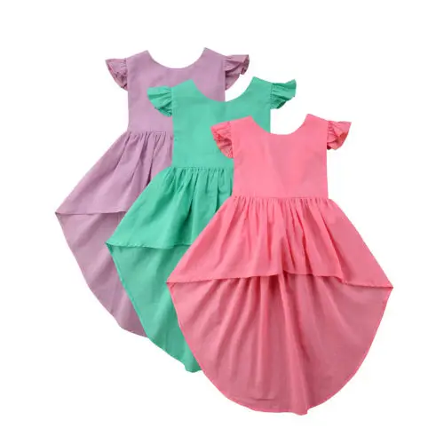 Newborn Baby Kids Girls Flying Sleeve One Piece O-Neck Solid Dress Bowknot Backless Ruffles Dresses Summer Sundress 1-6Yrs
Newborn Baby Kids Girls Flying Sleeve One Piece O-Neck Solid Dress Bowknot Backless Ruffles Dresses Summer Sundress 1-6Yrs