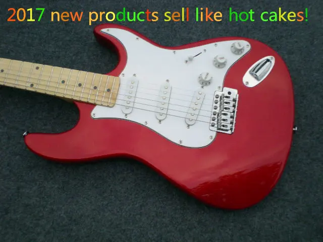 HOT! Metal red candy ST signature maple frtboard 6 string Chrome Hardware Electric Guitar Guitarra free shipping
HOT! Metal red candy ST signature maple frtboard 6 string Chrome Hardware Electric Guitar Guitarra free shipping