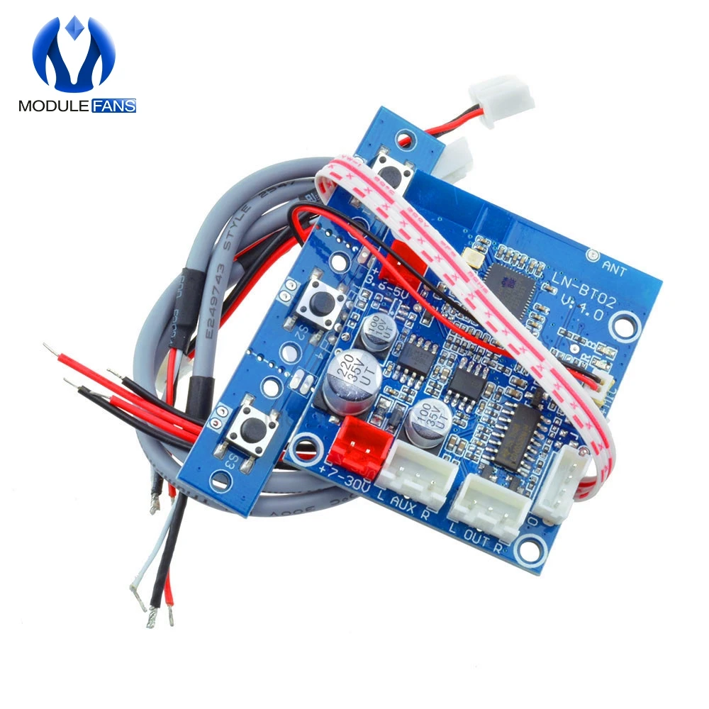 For Car Phone Bluetooth 4.0 Audio Receiver Board Wireless Stereo Sound Module Wide Voltage Conversion OP AMP NE5532
For Car Phone Bluetooth 4.0 Audio Receiver Board Wireless Stereo Sound Module Wide Voltage Conversion OP AMP NE5532