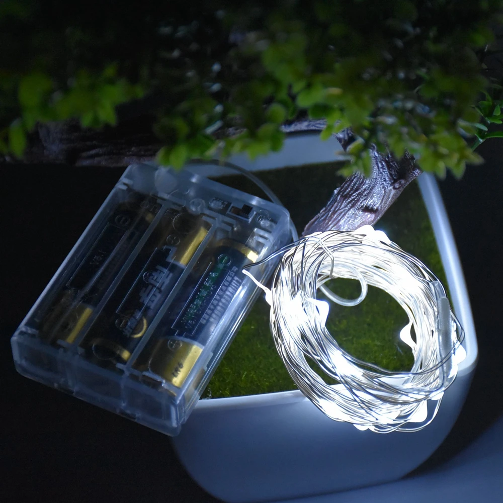 led night Fairy lights AA Battery Operated LED String Light Silver Wire Garland Party Wedding Decoration Christmas lamp
led night Fairy lights AA Battery Operated LED String Light Silver Wire Garland Party Wedding Decoration Christmas lamp
