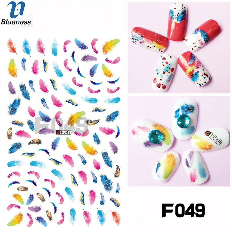 Blueness 1Pcs Charms Feather Flower 10Design Manicure Nail Art Decorations Water Transfer Stickers DIY Gel Decals Accessory ST06
Blueness 1Pcs Charms Feather Flower 10Design Manicure Nail Art Decorations Water Transfer Stickers DIY Gel Decals Accessory ST06