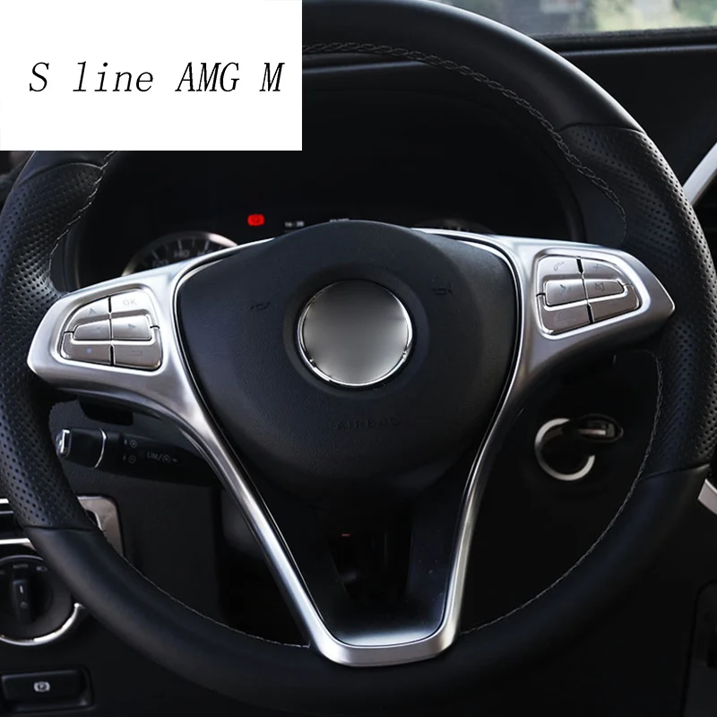 Steering Wheel Decorative Frame Cover for Mercedes-Benz Vito 2014-2018