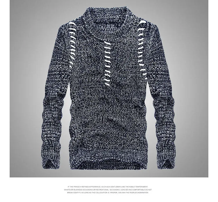 Aolamegs Men Casual Sweater Fashion Brand Knitted Pullover Winter Warm Crewneck Slim Fit Mens Knitting Sweaters And Pullovers (12)