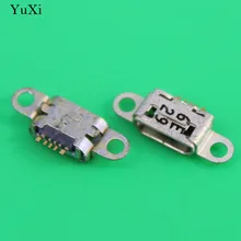 YuXi Micro USB Jack teléfono móvil Micro USB Jack conector USB puerto de carga de 5pin para BBK para VIVO V3 MAX(China)