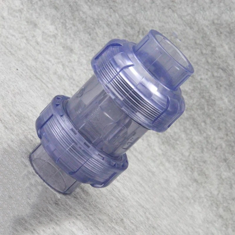 40mm Inner Diameter Transparent PVC One Way Non Return Check Valve Pipe Fitting For Garden Irrigation Aquarium Fish Tank
40mm Inner Diameter Transparent PVC One Way Non Return Check Valve Pipe Fitting For Garden Irrigation Aquarium Fish Tank