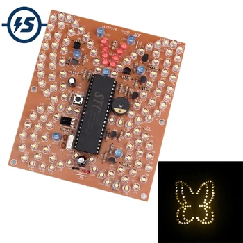 Music Butterfly Shape White LED Light DIY Kit Lighting Fun Electronic Production Suite for Test Exam Matching Remote Controller
Music Butterfly Shape White LED Light DIY Kit Lighting Fun Electronic Production Suite for Test Exam Matching Remote Controller