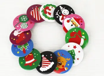 Christmas ID Badge Holiday Party children Favors Santa Claus Snowman XMAS Tree stocking patterns Button brooch Pin new year gift
Christmas ID Badge Holiday Party children Favors Santa Claus Snowman XMAS Tree stocking patterns Button brooch Pin new year gift