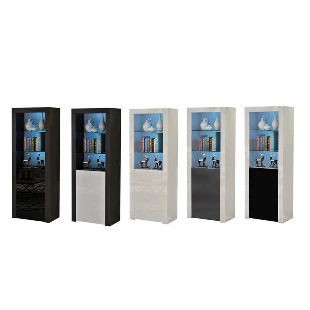 Modern White Matt High Gloss Display Cabinet Led Lights Book Ornament Cupboard With LED for Home Living Room
Modern White Matt High Gloss Display Cabinet Led Lights Book Ornament Cupboard With LED for Home Living Room