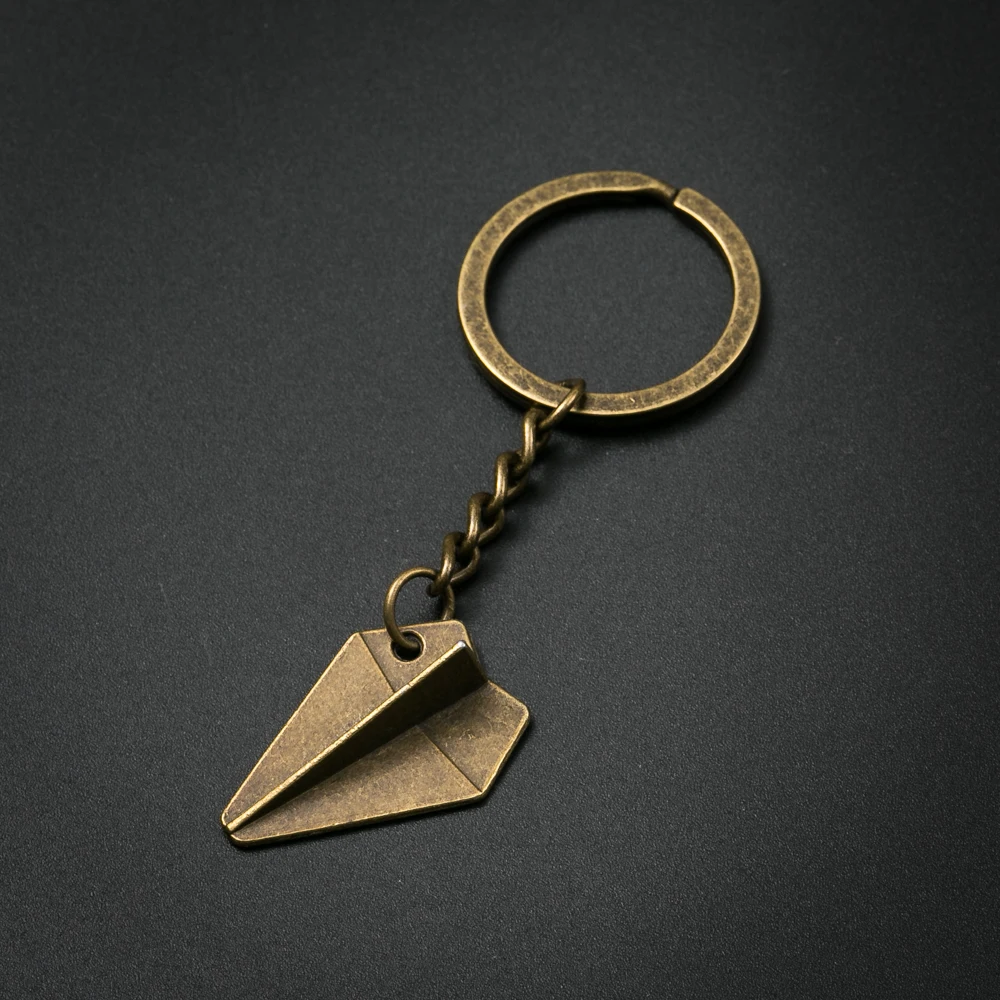 Fashion Creative Paper plane Keychain Metal Charm key ring For Gift Car Key Chain Jewelry
Fashion Creative Paper plane Keychain Metal Charm key ring For Gift Car Key Chain Jewelry