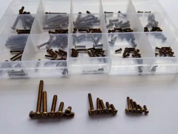 200pcs M2 M2.5 M3 Brass Philips Screws Round Head Bolts 5mm-30mm Bolt Screw Kits Top Sale
200pcs M2 M2.5 M3 Brass Philips Screws Round Head Bolts 5mm-30mm Bolt Screw Kits Top Sale