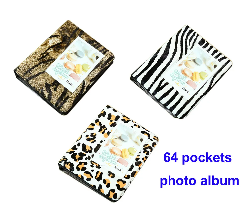 64 Pockets Photo Paper Film Album for 3 Inch Instax Mini Film Mini 9 8 70 7s 90 25 50s Name Card Leopard Striped Film Book Album
64 Pockets Photo Paper Film Album for 3 Inch Instax Mini Film Mini 9 8 70 7s 90 25 50s Name Card Leopard Striped Film Book Album