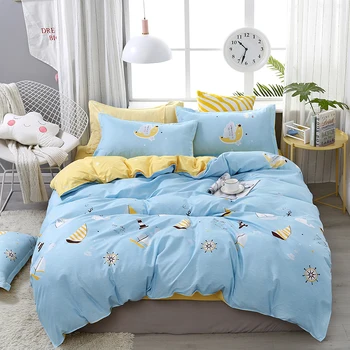 4pcs/set Sea World Cartoon Ship Printing Comfortable Bedding Set Bed Linings Duvet Cover Bed Sheet Pillowcases
4pcs/set Sea World Cartoon Ship Printing Comfortable Bedding Set Bed Linings Duvet Cover Bed Sheet Pillowcases
