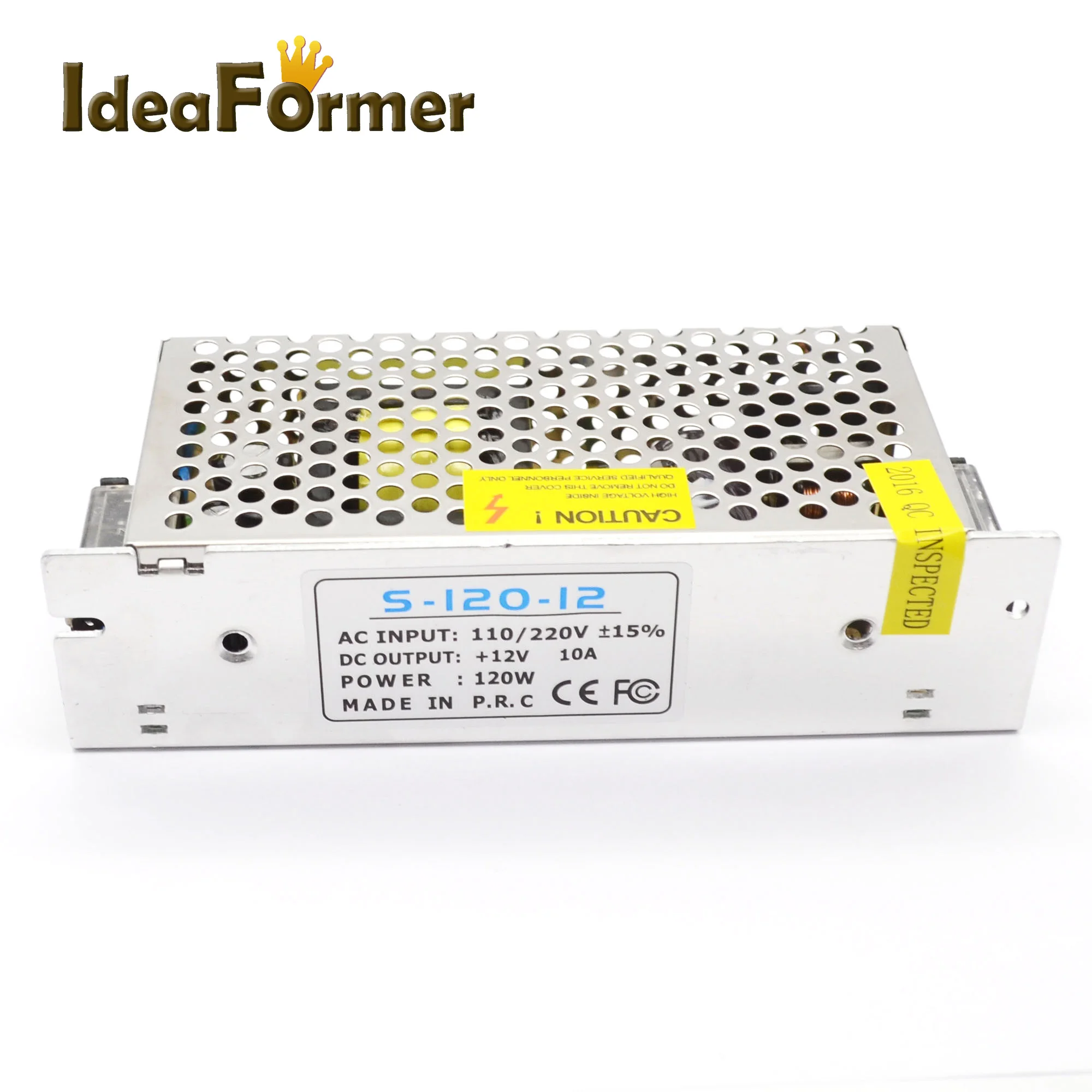3D printer Switch Power Supply Adapter Lighting Transformers S-120-12 10A 120W 100V -265V AC to DC 12V Converter
3D printer Switch Power Supply Adapter Lighting Transformers S-120-12 10A 120W 100V -265V AC to DC 12V Converter