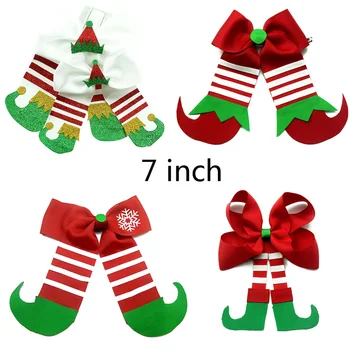 12pcs 7 inch Christmas Cheer Bows multicolor Elastic Hair Bands Grosgrain Ponytail Hair Bows For Kids Girls Hair Accessories
12pcs 7 inch Christmas Cheer Bows multicolor Elastic Hair Bands Grosgrain Ponytail Hair Bows For Kids Girls Hair Accessories