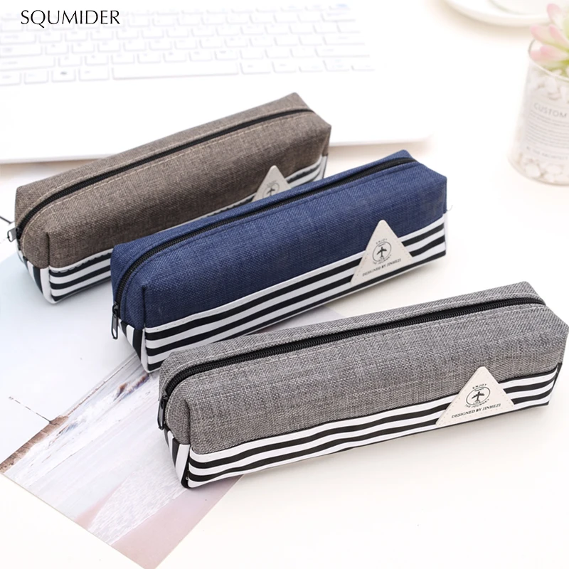Creative Pencil Case Simple Design Style Zipper Pencil Bags Pen Holders School Supplies Stationery Pencil Box for Boys or Girls
Creative Pencil Case Simple Design Style Zipper Pencil Bags Pen Holders School Supplies Stationery Pencil Box for Boys or Girls