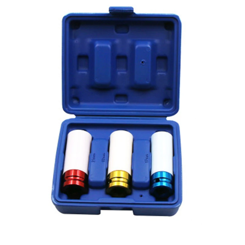 3PCS 17/19/21mm Pneumatic Tyre Protection Sleeve 1/2 Colorful Steam Sleeve Auto Repair Hardware Tool
3PCS 17/19/21mm Pneumatic Tyre Protection Sleeve 1/2 Colorful Steam Sleeve Auto Repair Hardware Tool
