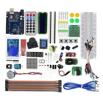 

RFID Learning Starter Kit Set Upgraded Version Learn Suite for UNO R3 for Arduino Stepper motor learning kit with box