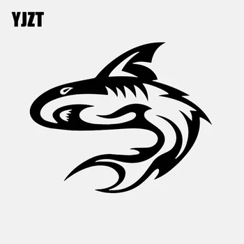 YJZT 14.8CM*12.3CM Tribal Shark Great White Car Sticker Car Window Vinyl Decal Black/Silver C24-0569
YJZT 14.8CM*12.3CM Tribal Shark Great White Car Sticker Car Window Vinyl Decal Black/Silver C24-0569