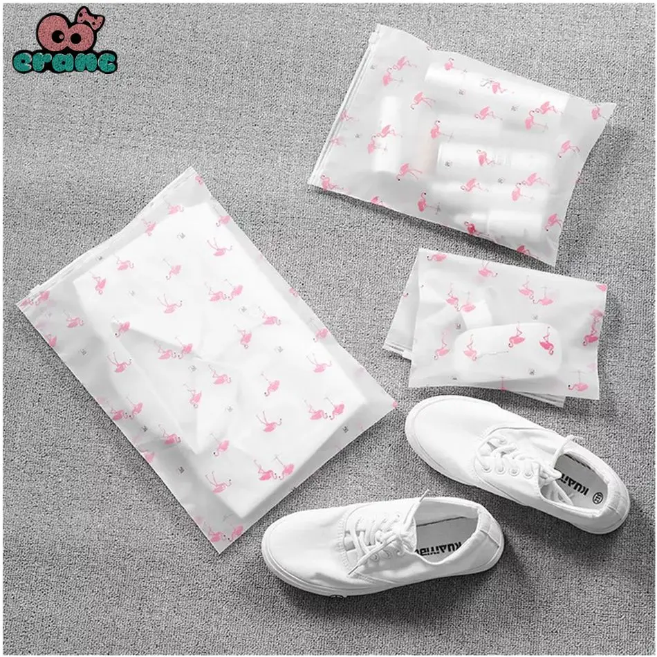 Travel Storage Bags Flamingo EVA Zipper Organizer Bag for Clothing Underwear Socks Shoes Bag Housekeeping Transparent
Travel Storage Bags Flamingo EVA Zipper Organizer Bag for Clothing Underwear Socks Shoes Bag Housekeeping Transparent