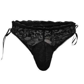 Fashion Men's T-Back Underwear Lace Bandage Gay Thongs Underpants G-strings Men Underwear Sexy Gay Erotic Buttocks Cueca
Fashion Men's T-Back Underwear Lace Bandage Gay Thongs Underpants G-strings Men Underwear Sexy Gay Erotic Buttocks Cueca