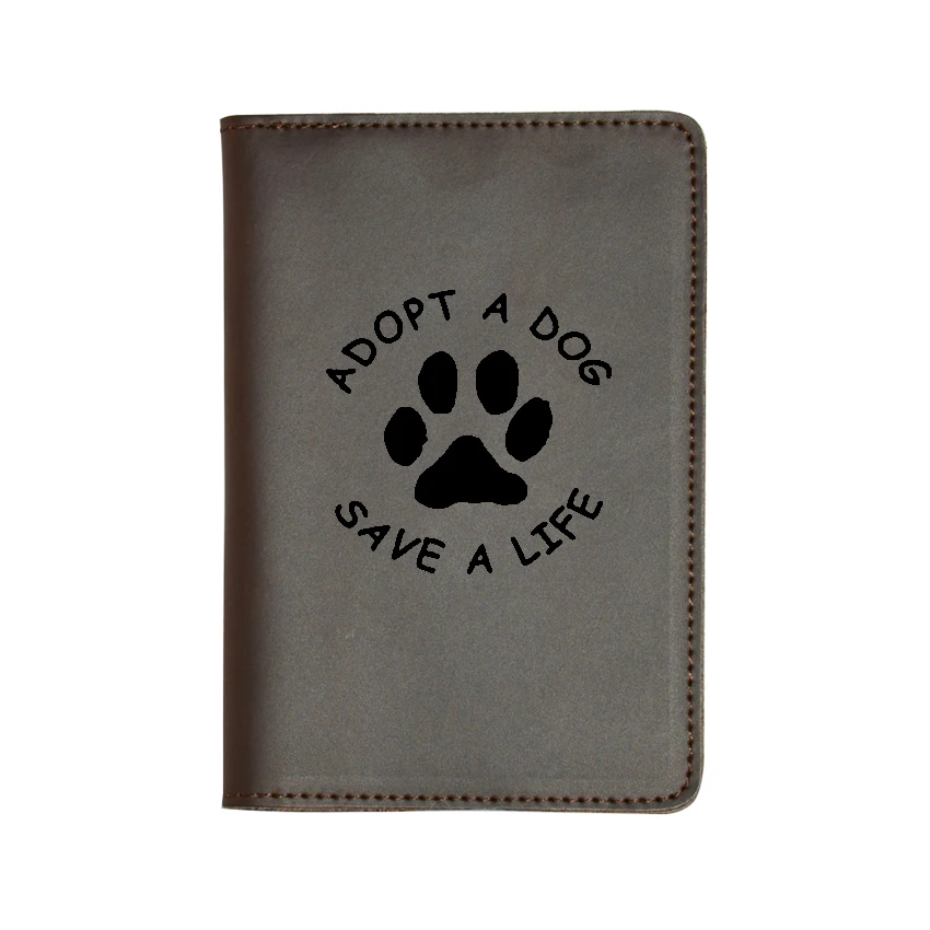 Adopt A Dog Paw Save A Life Passport Cover Crazy Horse Leather Unisex Card ID Holders Purses Custom Travel Cover Passport Wallet
Adopt A Dog Paw Save A Life Passport Cover Crazy Horse Leather Unisex Card ID Holders Purses Custom Travel Cover Passport Wallet