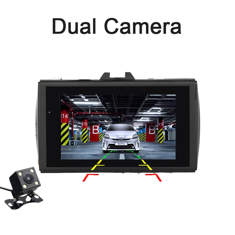 QUIDUX-Dual-Lens-Full-HD-1080P-Car-DVR-Camera-ADAS-Night-vision-dash-cam-1296P-Video (1)