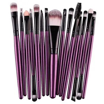 MAANGE Toopoot's vestidos 2016 15 pcs 1 Sets Eye Shadow Foundation Eyebrow Lip Brush