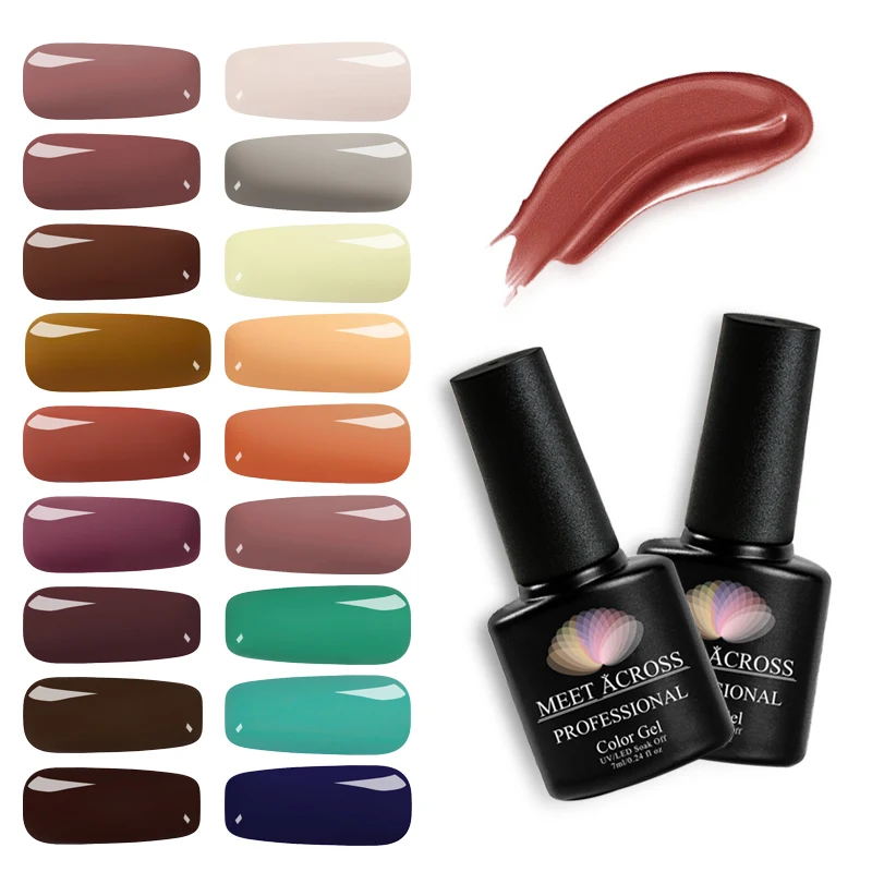 MEET ACROSS 7ml Pure Colors Gel Varnish Semi Permanant UV Long Lasting For Nail Art Gel Nail Polish Need LED Lamp Gel Lacquer
MEET ACROSS 7ml Pure Colors Gel Varnish Semi Permanant UV Long Lasting For Nail Art Gel Nail Polish Need LED Lamp Gel Lacquer