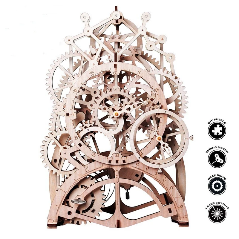 Robotime 4 Kinds Creative DIY Laser Cutting 3D Mechanical Model Wooden Puzzle Game Assembly Toy Gift for Children Teens Adult LK
Robotime 4 Kinds Creative DIY Laser Cutting 3D Mechanical Model Wooden Puzzle Game Assembly Toy Gift for Children Teens Adult LK