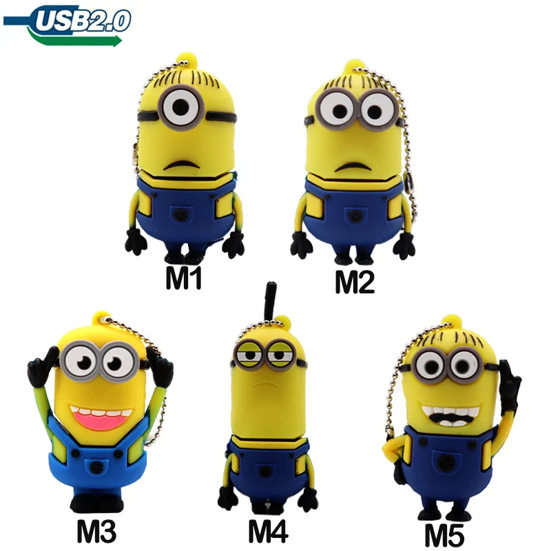 Cartoon cute Minions usb flash drive 4GB 8GB 16GB 32GB 64GB pen drive memory stick Personalized gift pen drive usb stick cle usb
Cartoon cute Minions usb flash drive 4GB 8GB 16GB 32GB 64GB pen drive memory stick Personalized gift pen drive usb stick cle usb