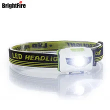 高品質 4 モードヘッドランプ防水 LED ヘッドライト懐中電灯ホワイト + 赤色光ヘッドランプトーチライ(China)