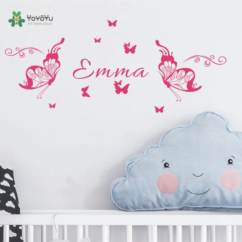 Butterfly Custom Name Vinyl Butterflies on the Wall Sticker For Children Girls Room Decoration Art Wall Decals For Kids Room
Butterfly Custom Name Vinyl Butterflies on the Wall Sticker For Children Girls Room Decoration Art Wall Decals For Kids Room