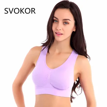SVOKOR S-L 6 Colors Women's Bra 2018 Seamless Underwear Wireless Vest Bra Big Size Push Up Solid Workout Sleeping Bra Women
SVOKOR S-L 6 Colors Women's Bra 2018 Seamless Underwear Wireless Vest Bra Big Size Push Up Solid Workout Sleeping Bra Women