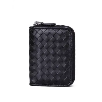 new sheepskin woven wallet zipper wallet short design men and women mini wallet bag
new sheepskin woven wallet zipper wallet short design men and women mini wallet bag