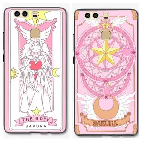 Clow Card Captor Sakura cartoon anime lovely pink plastic soft silicon cover case for huawei P10 Lite / P10 Plus
Clow Card Captor Sakura cartoon anime lovely pink plastic soft silicon cover case for huawei P10 Lite / P10 Plus