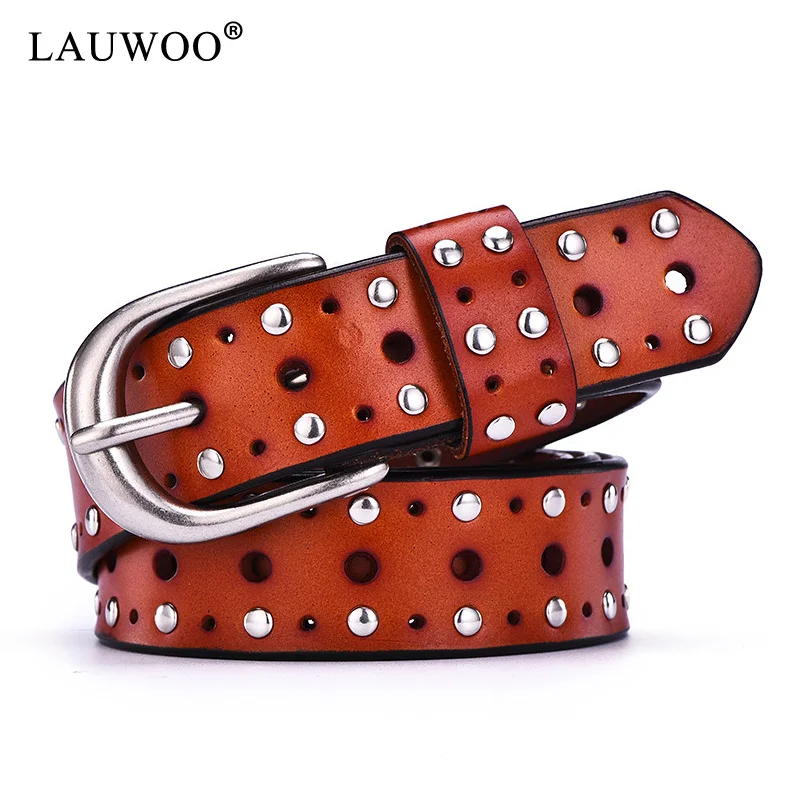 Hollow Vintage Luxury Designer Punk Belts Men High Quality Male Genuine Real Leather Women Waist Rivet Strap for Jeans 2.8CM
Hollow Vintage Luxury Designer Punk Belts Men High Quality Male Genuine Real Leather Women Waist Rivet Strap for Jeans 2.8CM