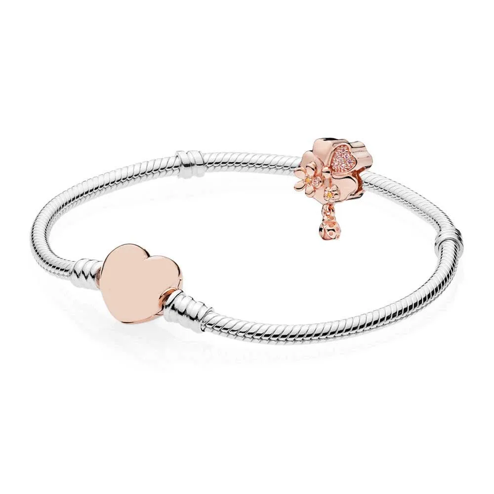 2018 100% 925 Sterling Silver Rose Wildflower Meadow Gift Set Fit DIY Original Charm Bracelets Jewelry A Set Of Prices
2018 100% 925 Sterling Silver Rose Wildflower Meadow Gift Set Fit DIY Original Charm Bracelets Jewelry A Set Of Prices