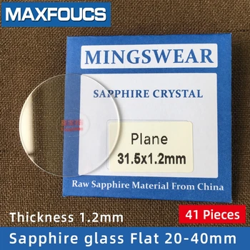 Watch Glass Thick 1.2mm Diameter 20-40 mm Flat Sapphire Anti scratch Smooth Round Transparent Crystal ,A total of 41 pieces
Watch Glass Thick 1.2mm Diameter 20-40 mm Flat Sapphire Anti scratch Smooth Round Transparent Crystal ,A total of 41 pieces