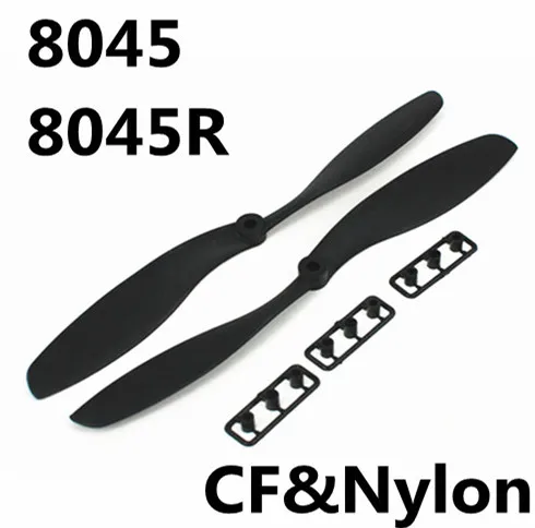 2PCS/Pair Gemfan 8045 8*4.5 Propeller carbon Fiber & Nylon Props 8x4.5 8045 CW/CCW PROP for QuadCopter Black
2PCS/Pair Gemfan 8045 8*4.5 Propeller carbon Fiber & Nylon Props 8x4.5 8045 CW/CCW PROP for QuadCopter Black