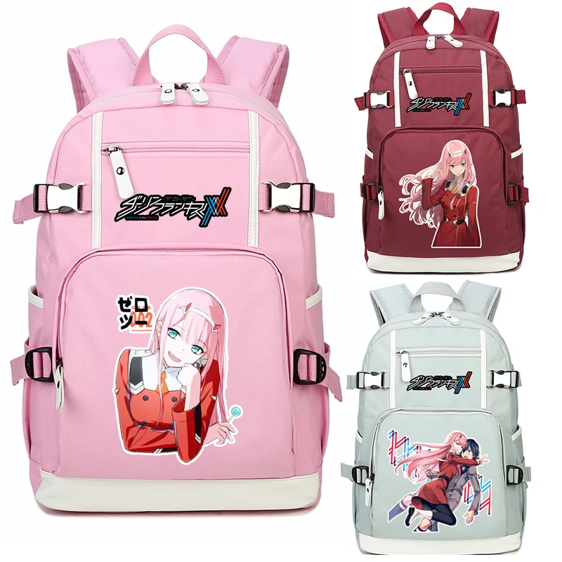 DARLING in the FRANKXX Women Back Pack Pink Bookbag Oxford School Bags for Teenage Girls ZERO TWO Travel Bagpack Laptop Backpack
DARLING in the FRANKXX Women Back Pack Pink Bookbag Oxford School Bags for Teenage Girls ZERO TWO Travel Bagpack Laptop Backpack