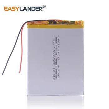 357095 3.7V 5000mAh Li Polymer Li-ion Lithium Battery For Tablet PC Irbis TZ49 PDA PSP IPAQ DVD MID DIY E-book Power bank Phone
357095 3.7V 5000mAh Li Polymer Li-ion Lithium Battery For Tablet PC Irbis TZ49 PDA PSP IPAQ DVD MID DIY E-book Power bank Phone
