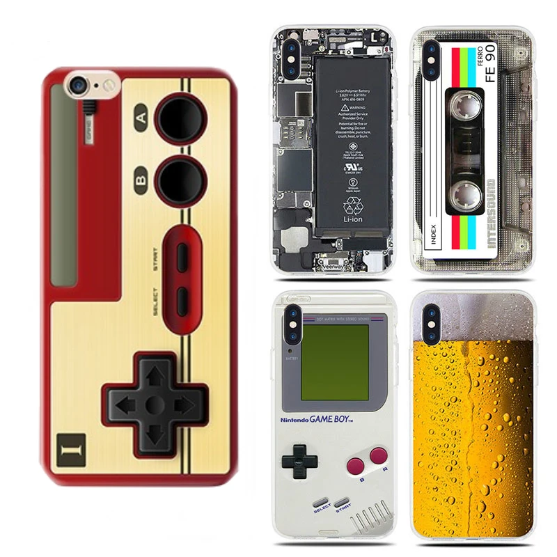 Funny Soft TPU Case for iPhone 7 8 Plus X 6 6S Beer Gameboy Phone Case Slim Thin Clear Silicone Cover for iPhone XS Max XR Capa
Funny Soft TPU Case for iPhone 7 8 Plus X 6 6S Beer Gameboy Phone Case Slim Thin Clear Silicone Cover for iPhone XS Max XR Capa